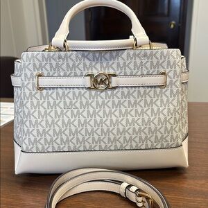 Michael Kors White and Gray Women's Bag
